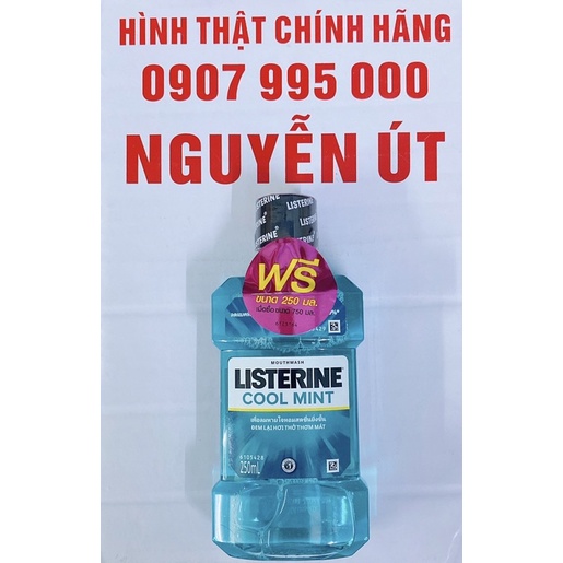 nước súc miệng listerine 250ml