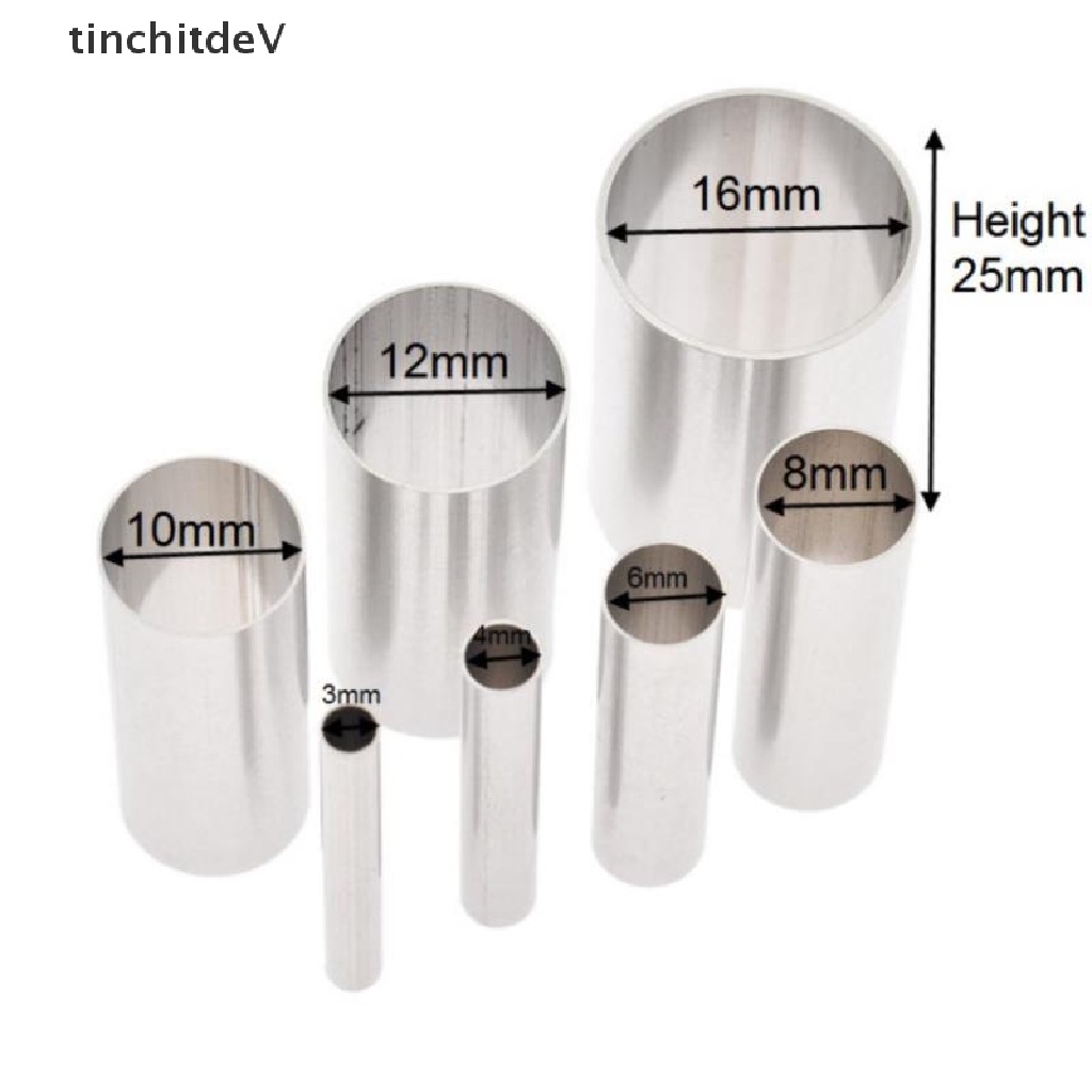 Bộ 7 Khuôn Cắt Đất Sét Hình Tròn Tiện Dụng