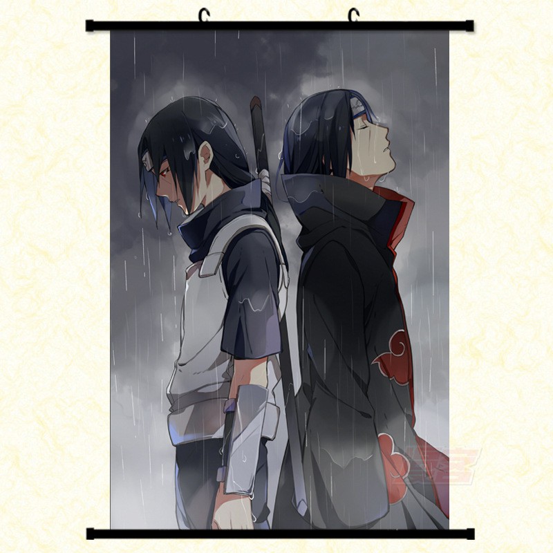 Poster vải anime Itachi 60x90 - Naruto - tranh vải