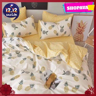 BỘ CHĂN GA GỐI POLY NHẬP QUẢ DỨA