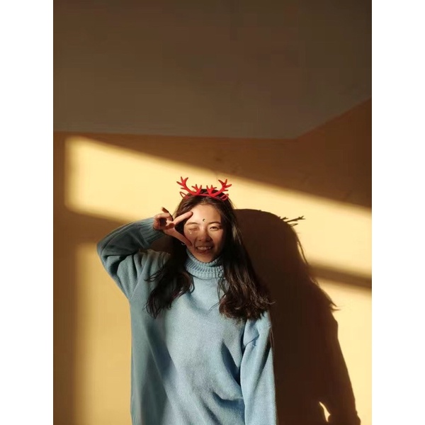 Áo Len Cổ Cao Ulzzang Áo Len Cổ Cao Phong Cách Hàn Quốc Hàng Quảng Châu Siêu Đẹp (Ảnh Thật Ở Cuối) | BigBuy360 - bigbuy360.vn