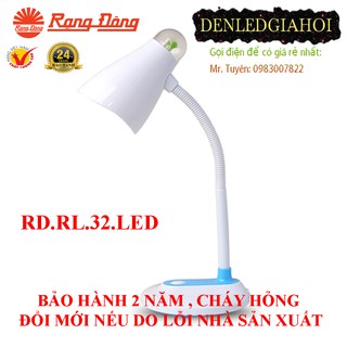 Đèn học chống cận Rạng Đông - Bóng led đổi 3 màu  RD.RL.32.Led