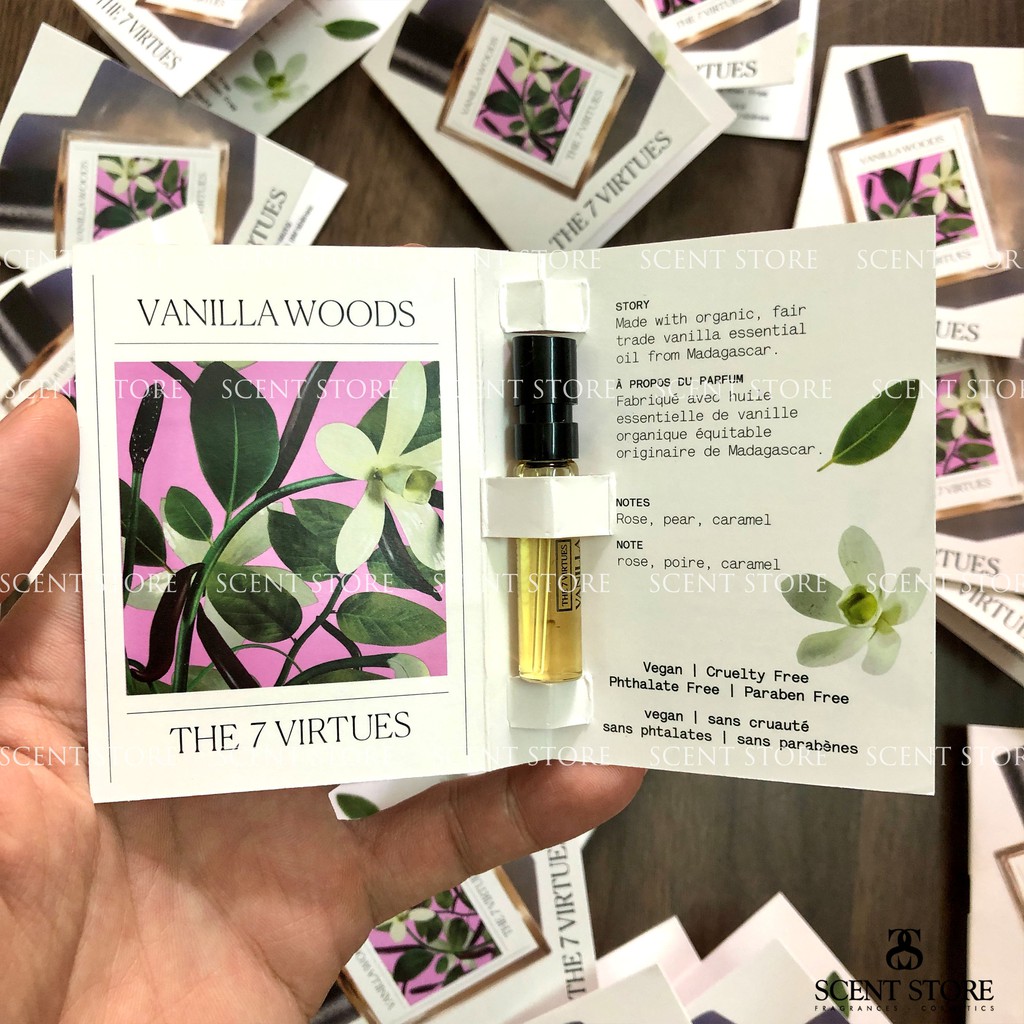 Scentstorevn - Vial chính hãng nước hoa The 7 Virtues Vanilla Woods, BlackBerry Lily