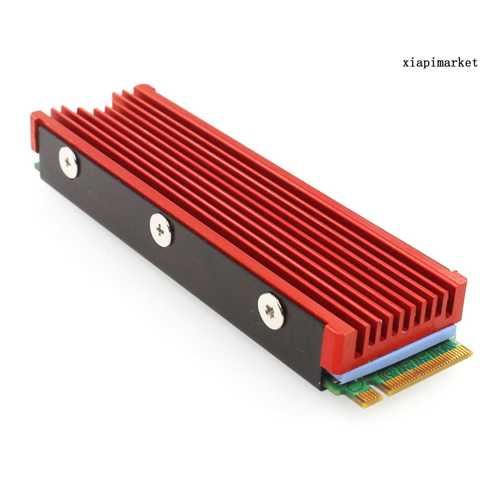 MAT_M.2 NGFF NVMe SSD Aluminum Heatsink Cooling Radiator Heat Dissipation Fin Cooler