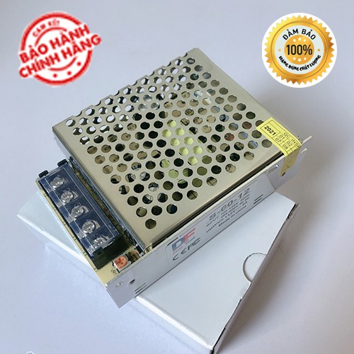 Nguồn tổ ong 12v-5A loại tốt dùng cho đèn led, hệ thống camera