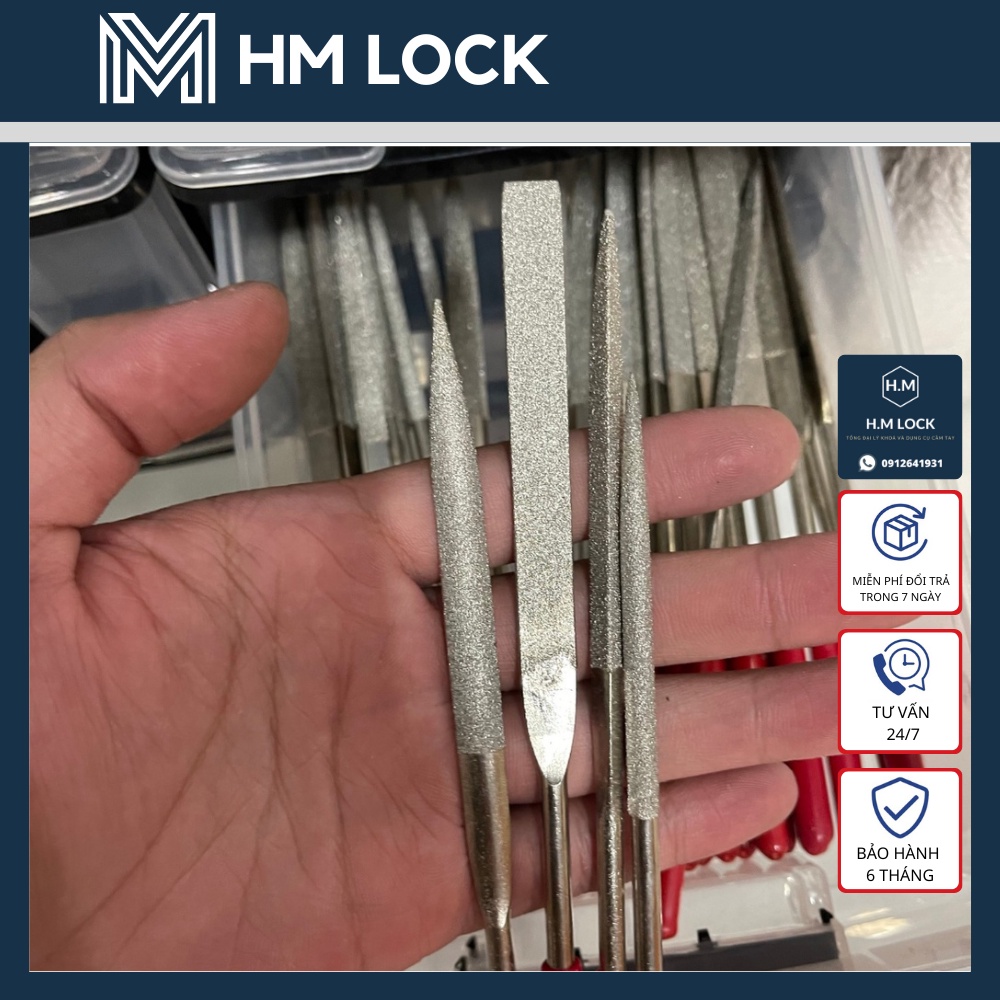 DŨA HỢP KIM 5mm X 180mm - GỒM: DŨA 3 LÁ, DŨA TRÒN, DŨA TAM GIÁC, DŨA BẰNG - HÀNG CHUYÊN DÙNG CHẤT LƯỢNG
