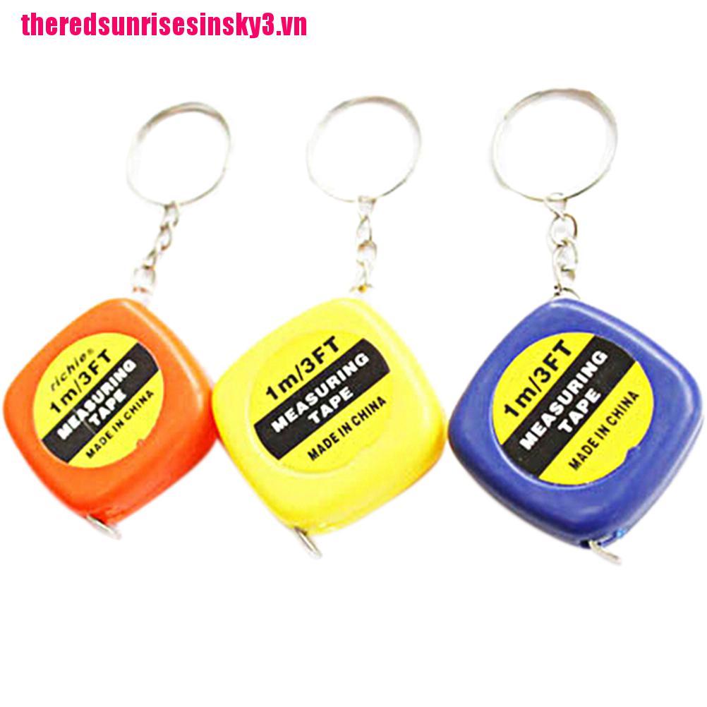 Thước Dây Mini 1m Kèm Móc Khóa Tiện Lợi