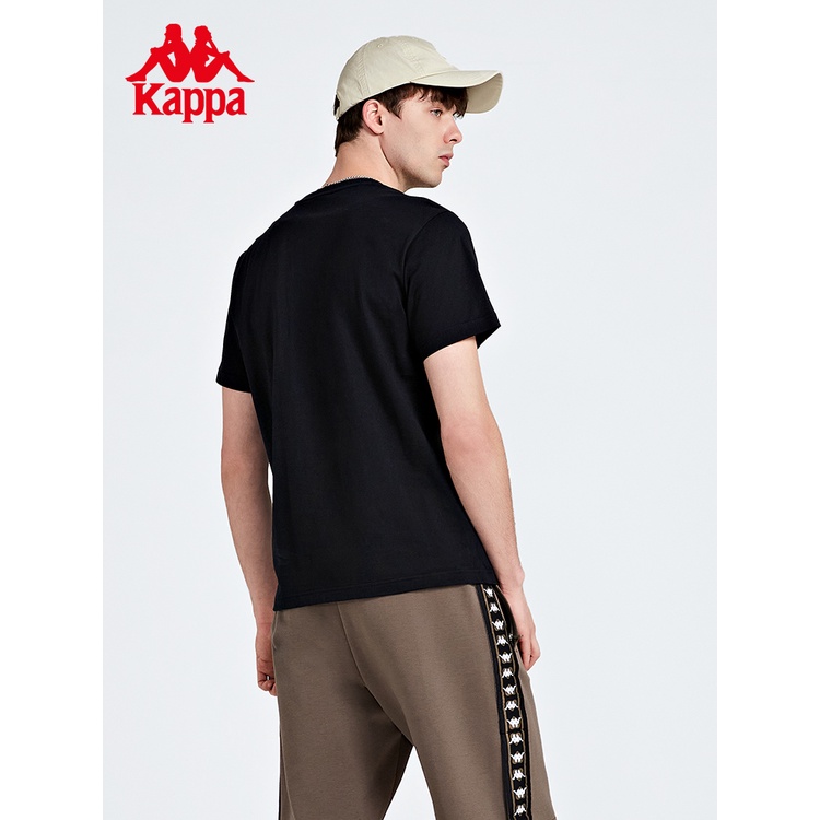 Áo Thun cotton Tay Ngắn Cổ Tròn In Chữ Kappa Phong Cách Thể Thao Thời Trang Mùa Hè Cho Nam