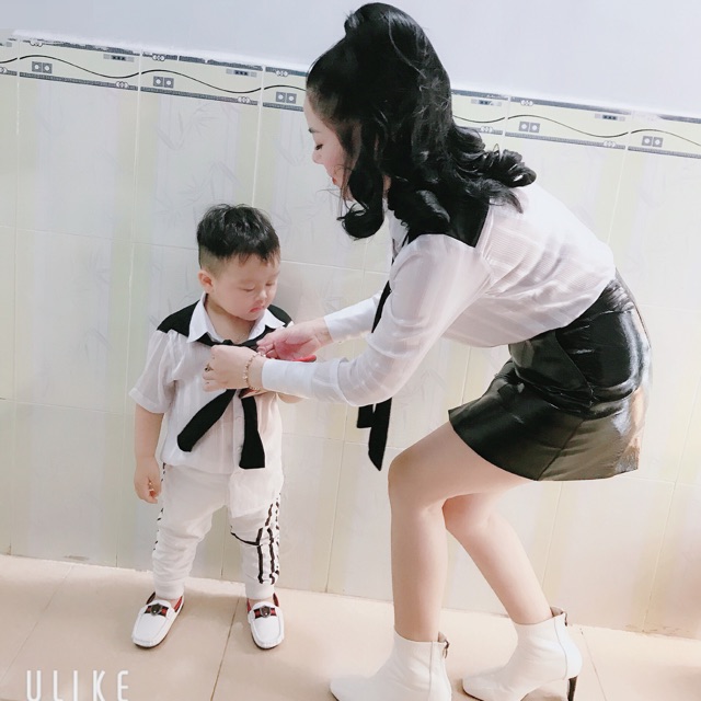 Sét áo đôi thủy thủ mẹ & bé