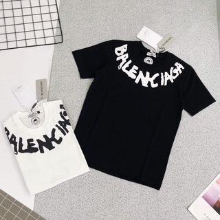 Áo phông nam nữ Balen in chữ mẫu mới, áo T-shirt đôi cổ tròn - Bee Shop