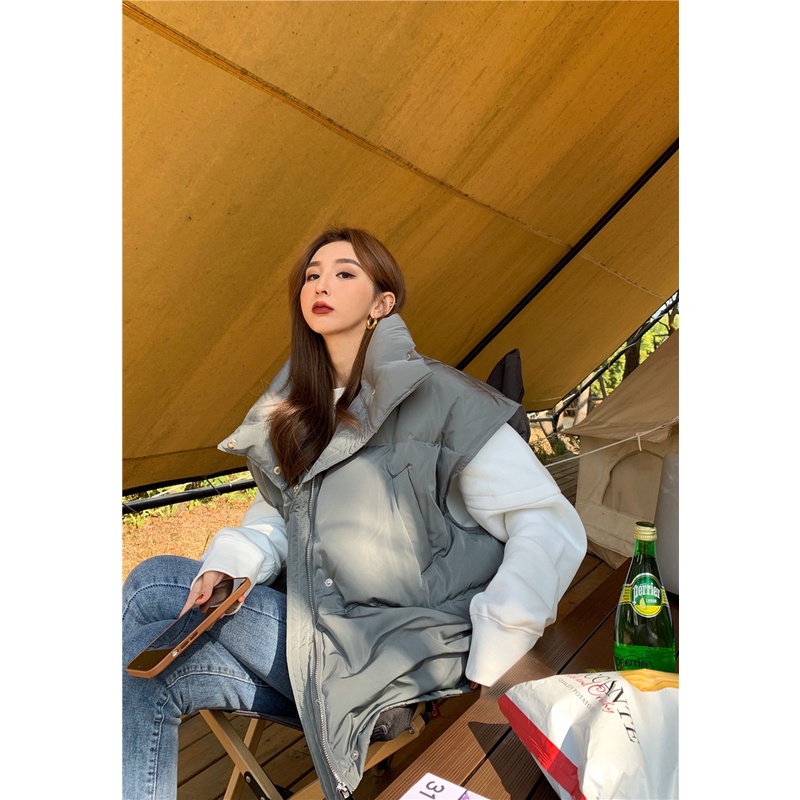 Áo khoác dáng rộng thoải mái thời trang phong cách Hàn Quốc