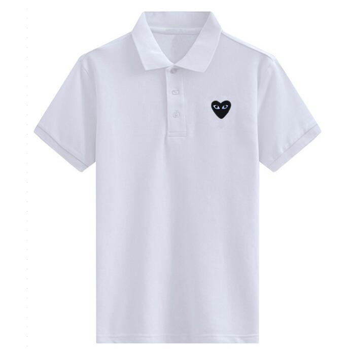 ✨ Áo polo 100% Cotton thêu hình trái tim cho nam nữ | BigBuy360 - bigbuy360.vn
