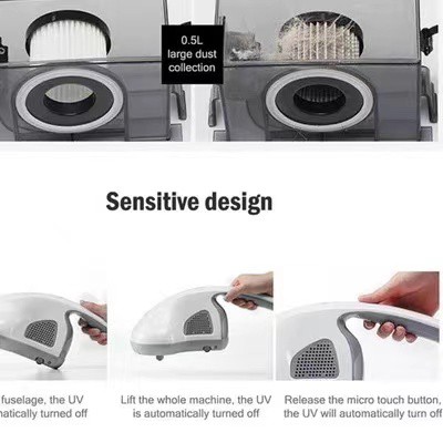 [Mã ELMS4 giảm 7% đơn 500K] Máy hút bụi diệt khuẩn UV giường nệm Deerma CM300S | BigBuy360 - bigbuy360.vn