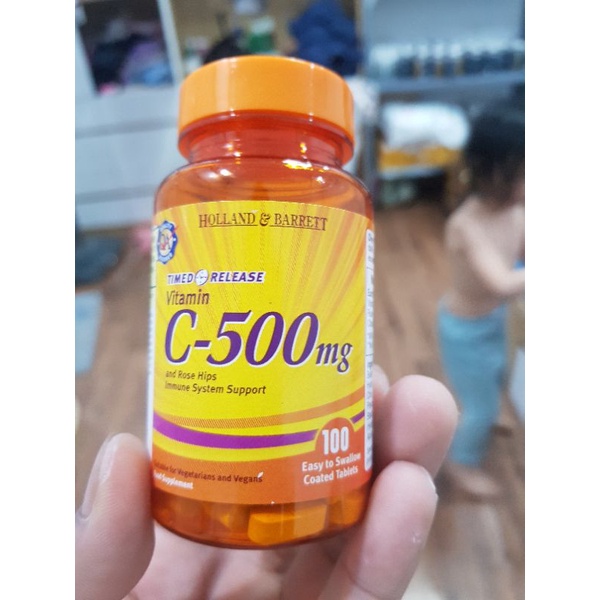 Viên bổ sung vitamin c 1000mg - holland & barret - ảnh sản phẩm 1