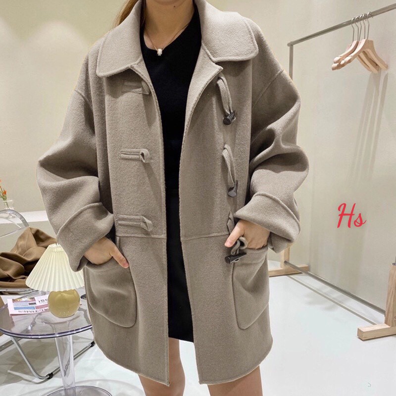 🍋 [HÀNG CÓ ẢNH/VIDEO THẬT + ĐÁNH GIÁ] Áo Khoác Dạ 2 Màu 3 Cúc Phong Cách Hàn Quốc CHANH MẬT🍋 | BigBuy360 - bigbuy360.vn