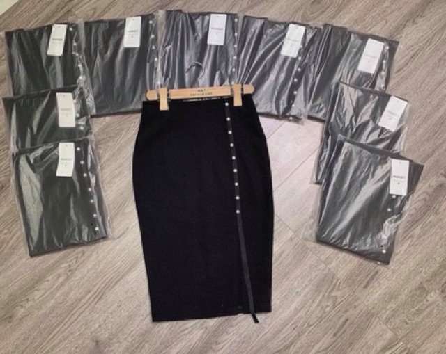 CV45 - CHÂN VÁY BÚT CHÌ ĐÍNH HẠT PHỐI RUY BĂNG | BigBuy360 - bigbuy360.vn