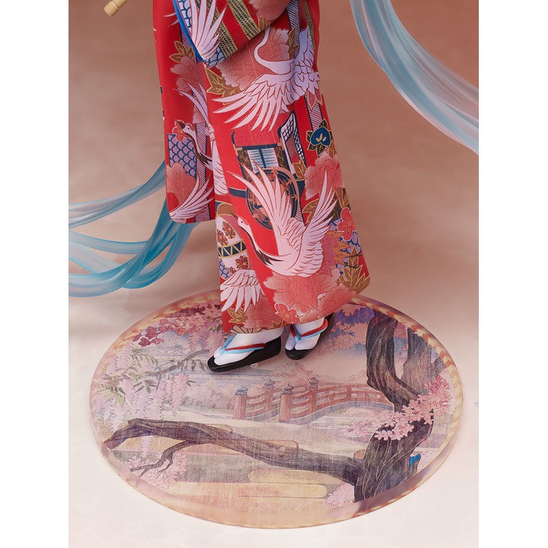 Mô hình đồ chơi PVC nhân vật Hatsune Miku Kimono Yukata Hanairogoromo trong Anime