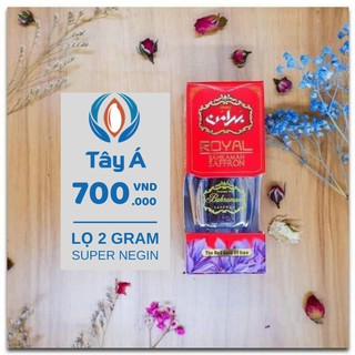 {CÔNG TY TÂY Á} Saffron Super Negin (2g) TẶNG KÈM 1 CHAI THỦY TINH 500ML