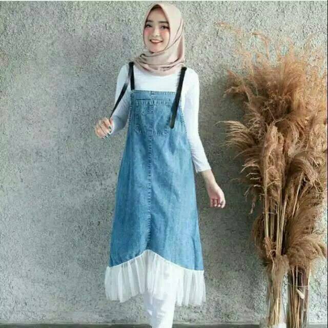 Áo thun in hình Kimmy OVERALL JEANS | Váy midi OVERALL JEAN DENIM | Quần yếm JEANS cho nữ