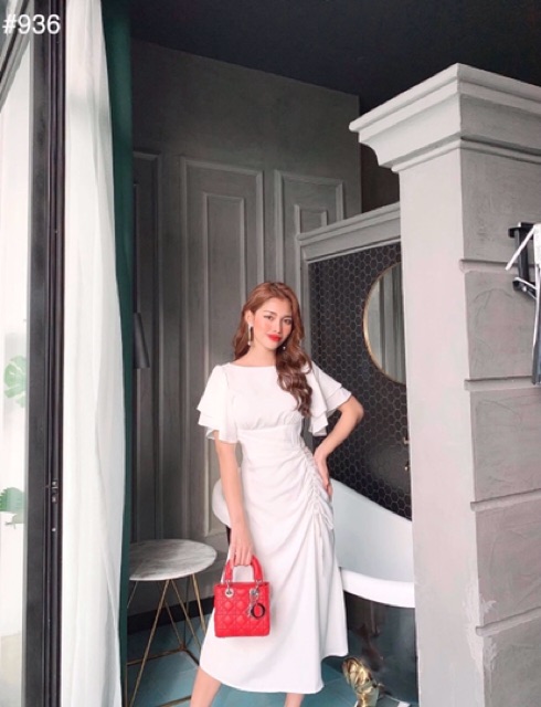 Đầm suông 🌸 Đầm maxi nhún sườn🌸FREESHIP 🌸Nhập MADEBY20 giảm 20k đơn trên 300k | BigBuy360 - bigbuy360.vn