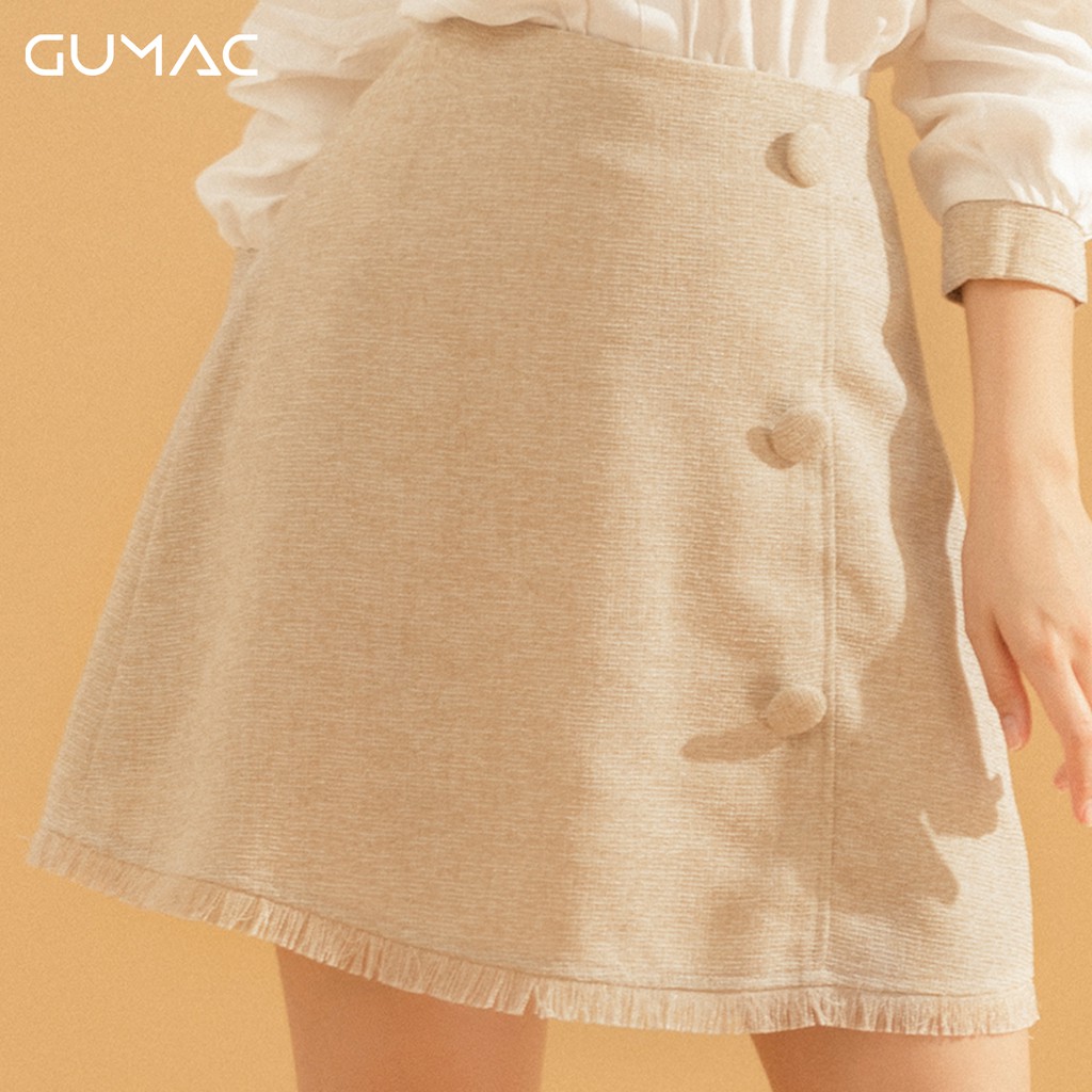 [Mã WAAUG giảm 15% tối đa 30k đơn 99k] Chân váy lai tua rua VA750 GUMAC | BigBuy360 - bigbuy360.vn