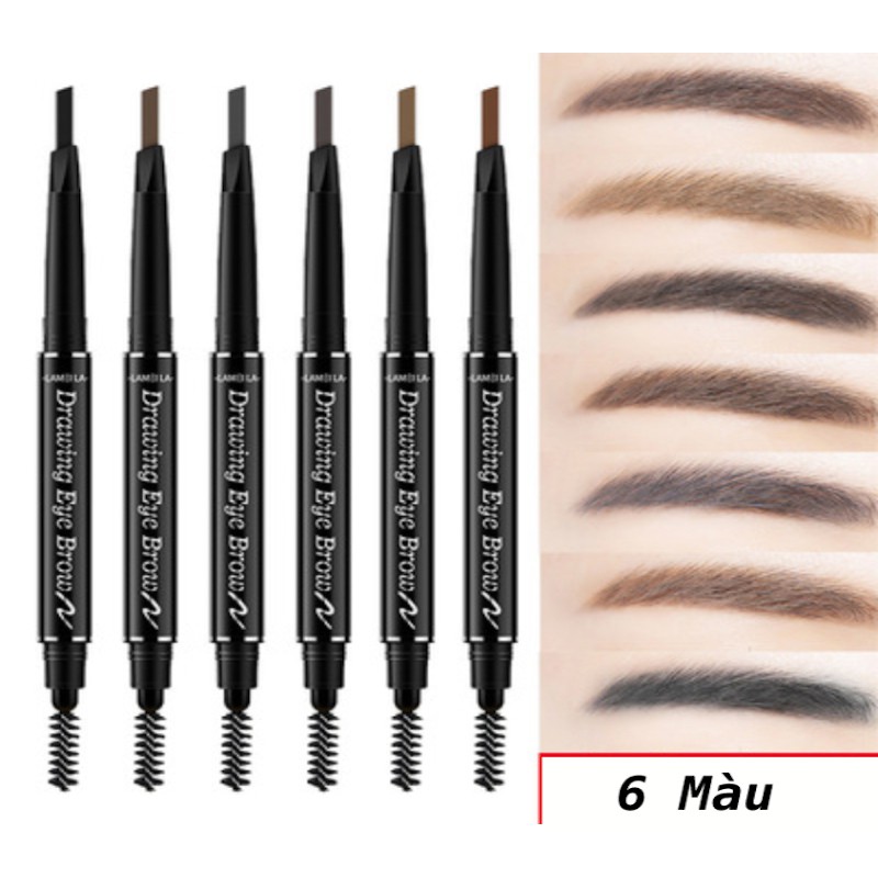 Chì kẻ mày Lameila Double Effect  không trôi chống nước | BigBuy360 - bigbuy360.vn