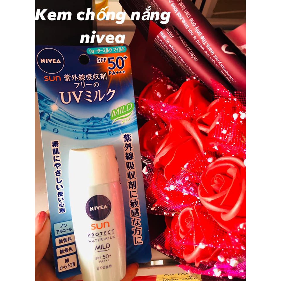 Kem chống nắng Nivea dạng sữa SPF50+PA+++ 30ml Nhật Bản
