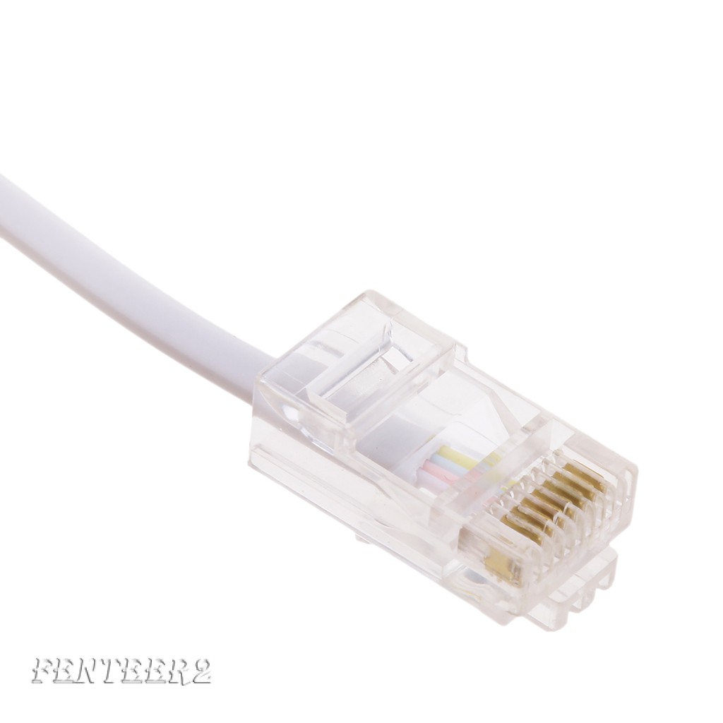 (Fenteer2 3c) Rj11 Sang Rj45 Modem Cable Connector Router To Adsl | BigBuy360 - bigbuy360.vn