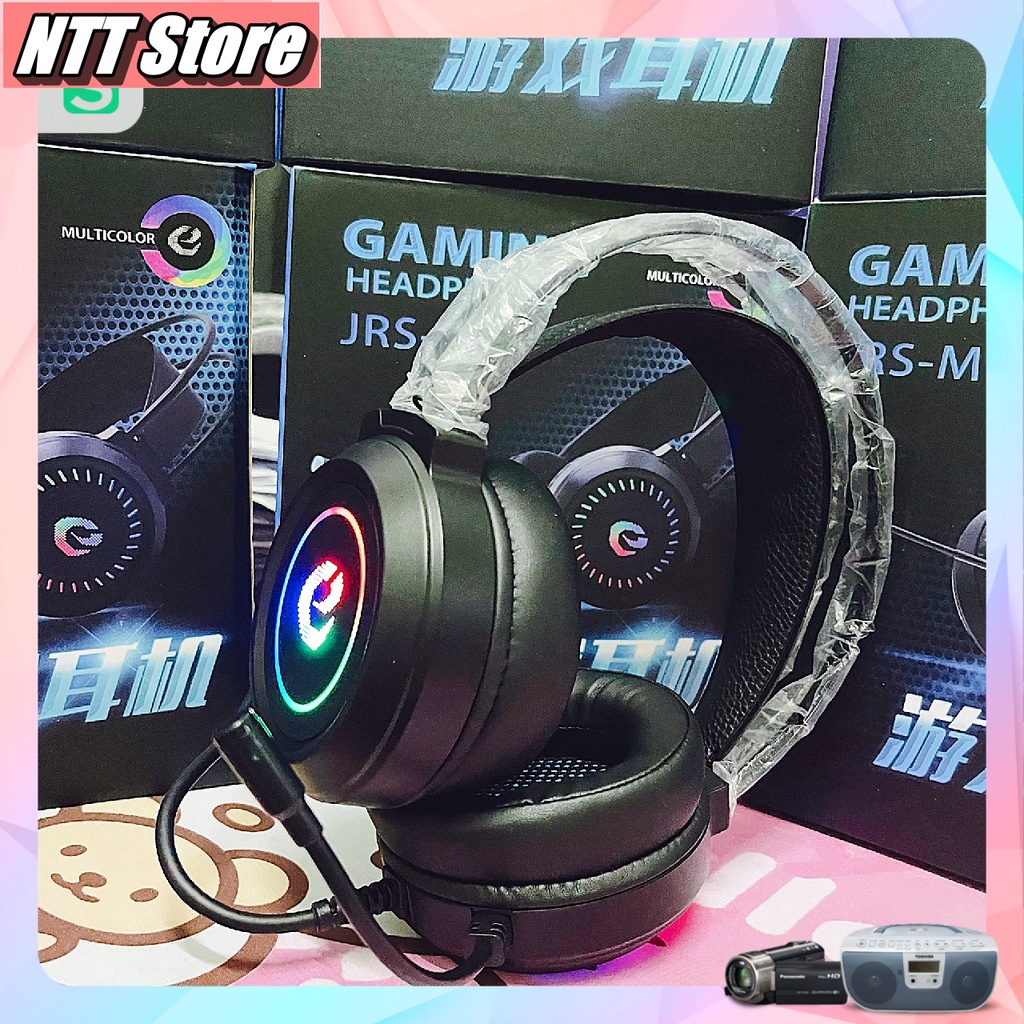 Tai nghe Game JRS chụp tai có mic Jack Cắm USB âm thanh 71 Fullbox  bass cực hay -  NTT Store