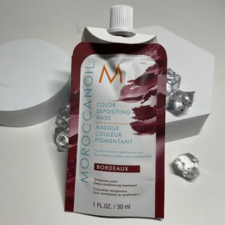 Mặt Nạ Dưỡng Bổ Sung Hạt Màu Moroccanoil Color Depositing Mask 30ml - Bordeaux (màu đỏ rượu vang) | New 2024