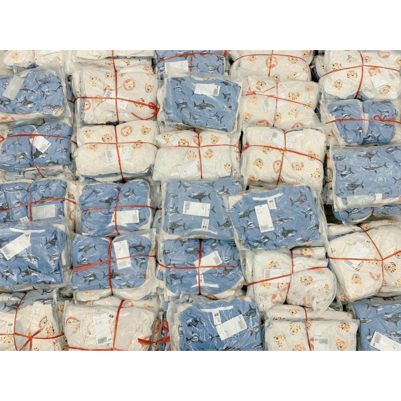 COMBO 2 BỘ ZIP HÌNH SƯ TỬ VÀ CÁ MẬP CHO BÉ TRAI