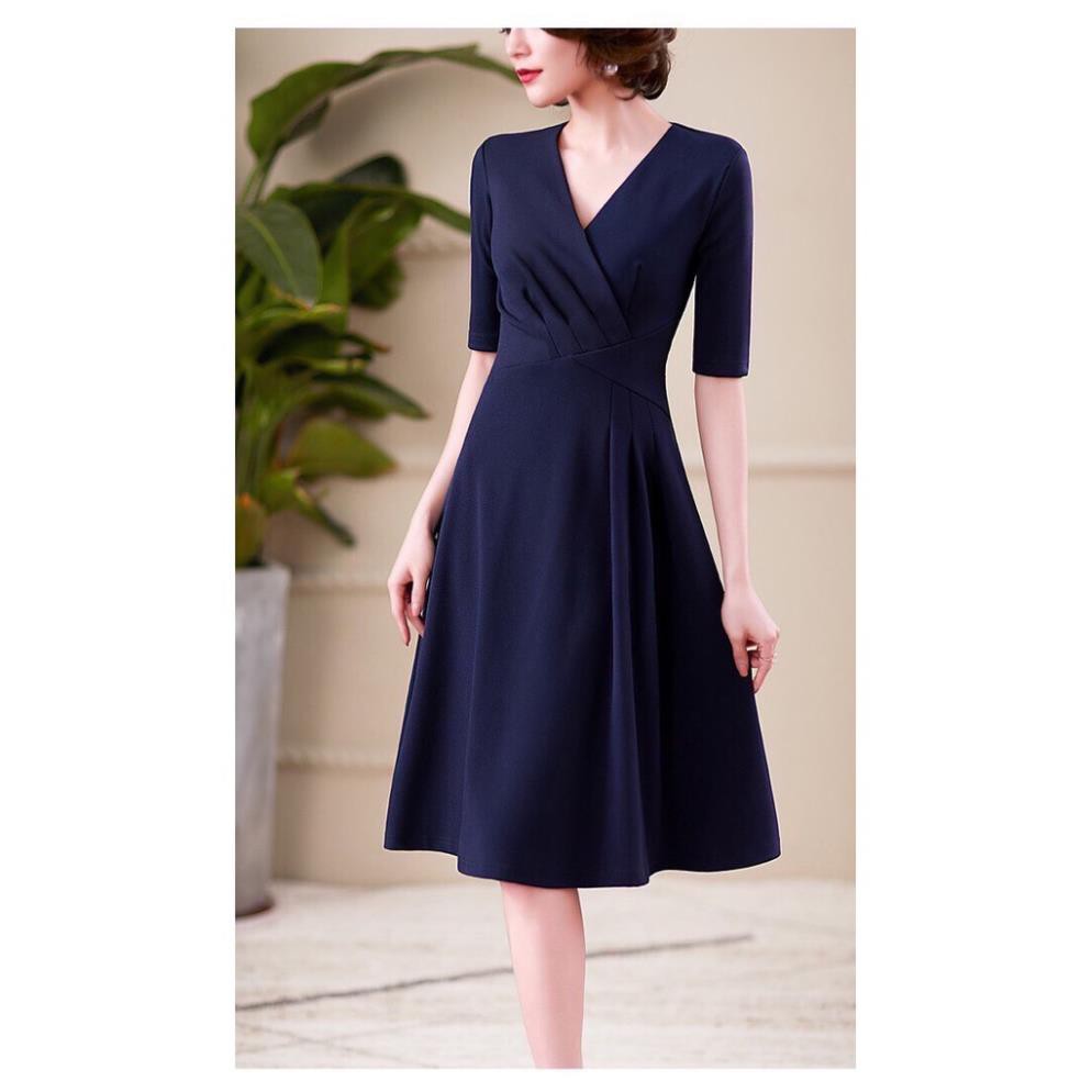 VÁY ĐẸP ĐẦM DÁNG XÒE| ĐẦM SANG CHẢNH| ĐẦM DÁNG XOÈ ĐẮP NGỰC XẾP LI | BigBuy360 - bigbuy360.vn