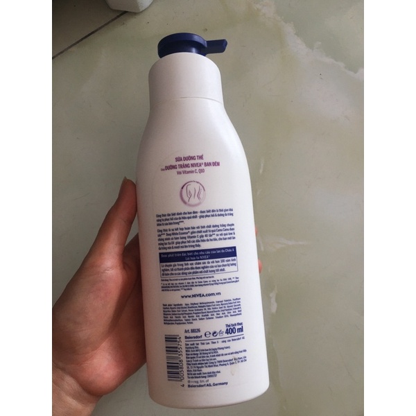 Dưỡng thể nivea đêm 400ml