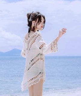 Áo choàng/ áo khoác lưới đi biển