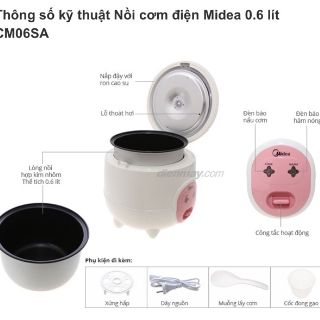 Nồi cơm media 0,6lit (con lợn)