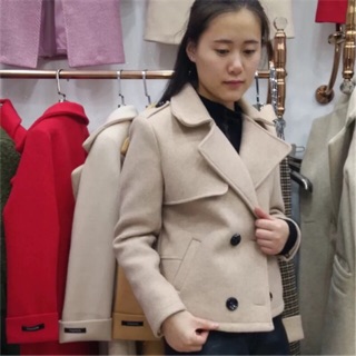 Áo Khoác Dạ Nữ cổ vest dáng công sở hàng Shop có ảnh thật