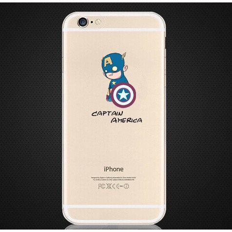 Ốp lưng iPhone Trong Suốt Siêu Anh Hùng  