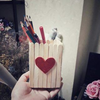 hộp bút handmade đơn giản