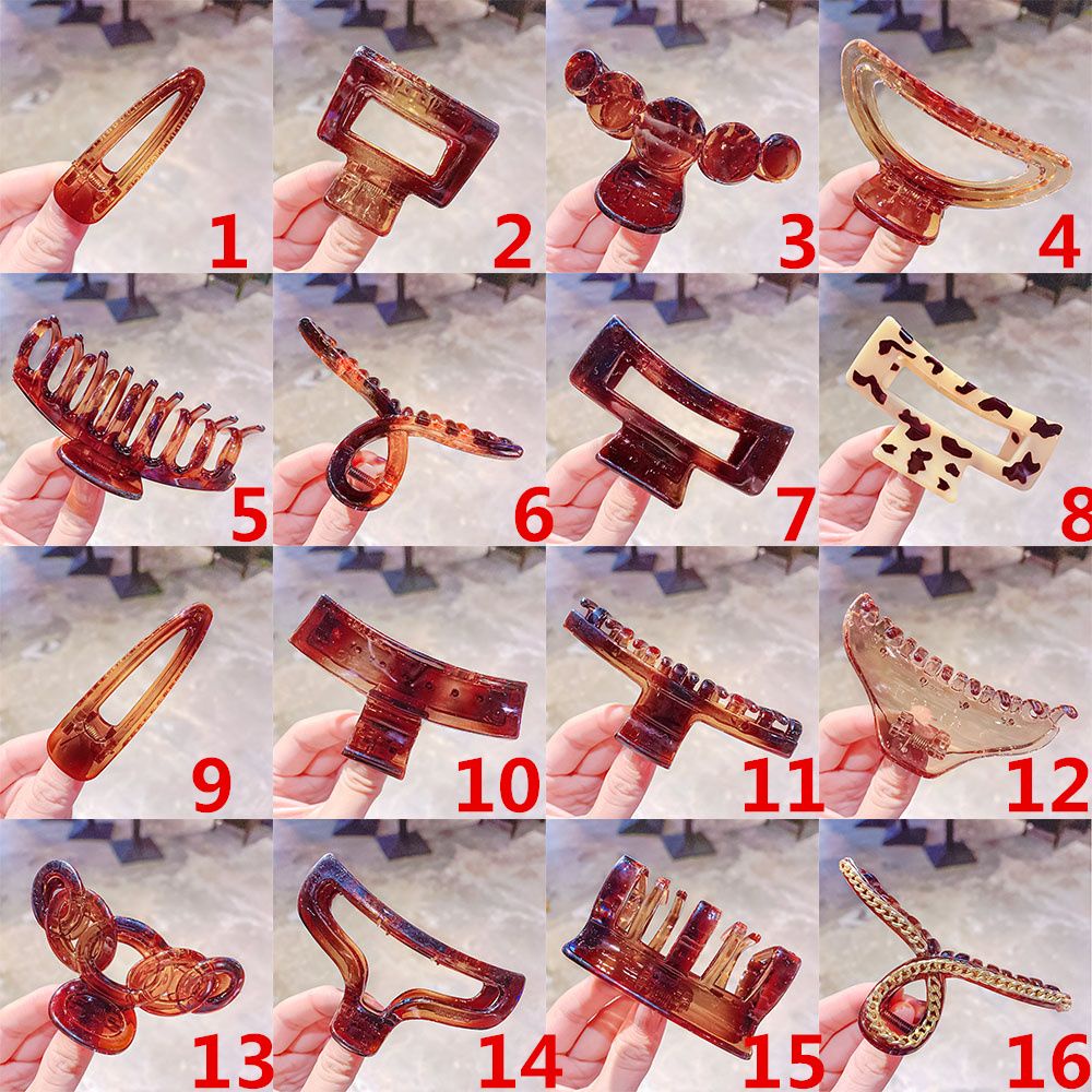 [Hàng mới về] Kẹp tóc cỡ lớn họa tiết da báo thời trang cho nữ nhiều kiểu tùy chọn