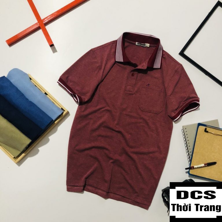 [Hàng VNXK] Áo Thun Aero Cổ Bẻ Nam