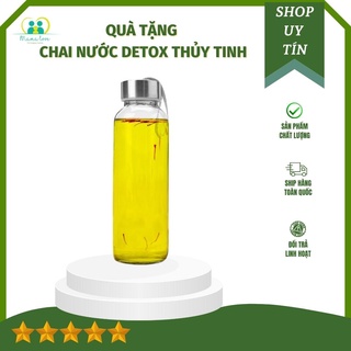 Chai nước thủy tinh detox, chai thủy tinh đựng nước 500ml