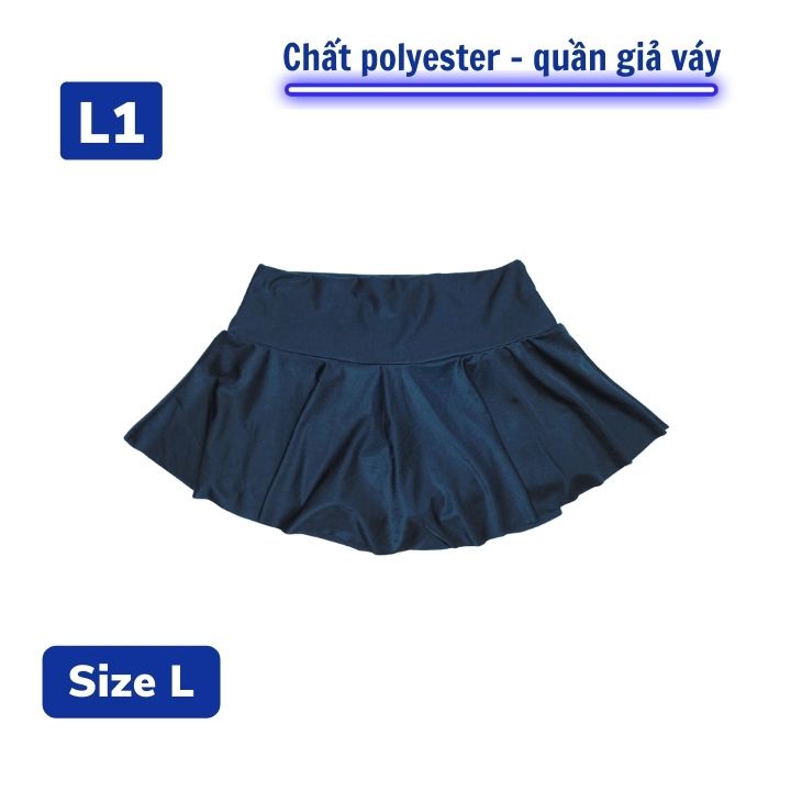 Đồ bơi tay dài cho bé gái kín đáo từ 30-50kg - chân váy cạp cao- Tomchuakids