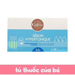 Nước muối kháng viêm Pháp tép xanh Gifrer