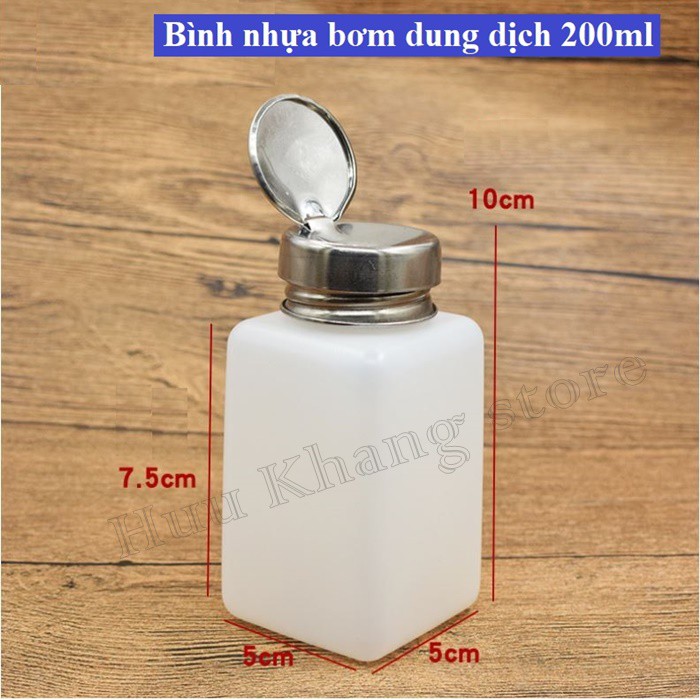 Bình nhựa bơm dung dịch 200ml