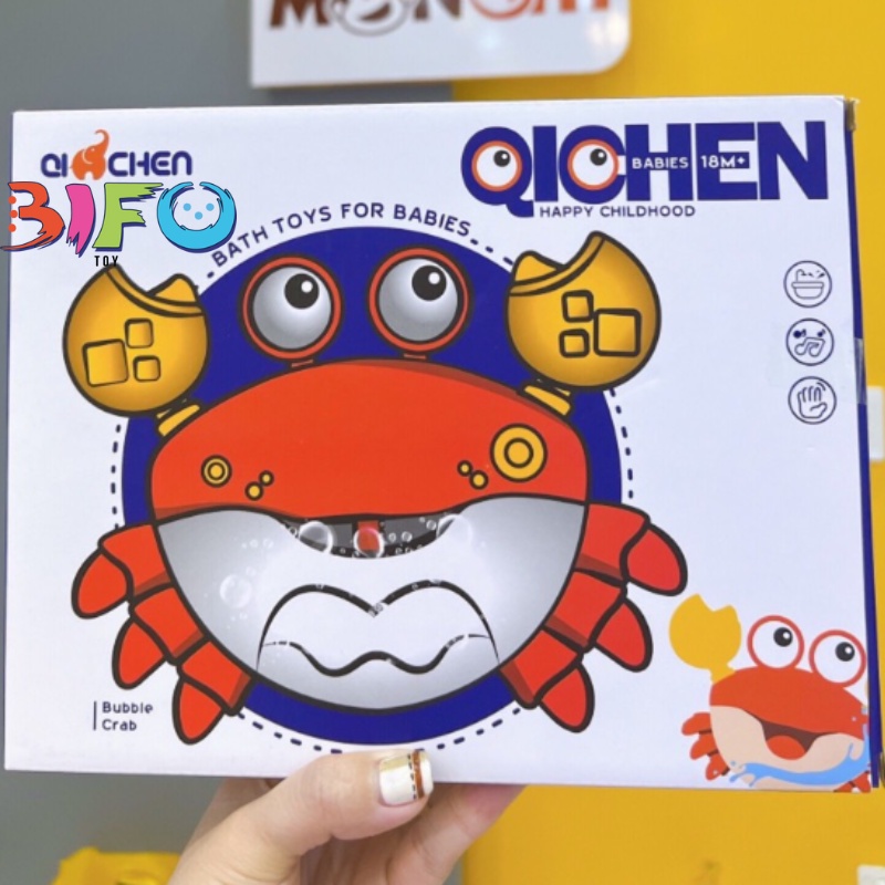 Đồ chơi bồn tắm cua phun xà phòng tạo bọt cho bé, đồ chơi nhà tắm cua phát nhạc vui nhộn, vịt phun nước bánh xe quay