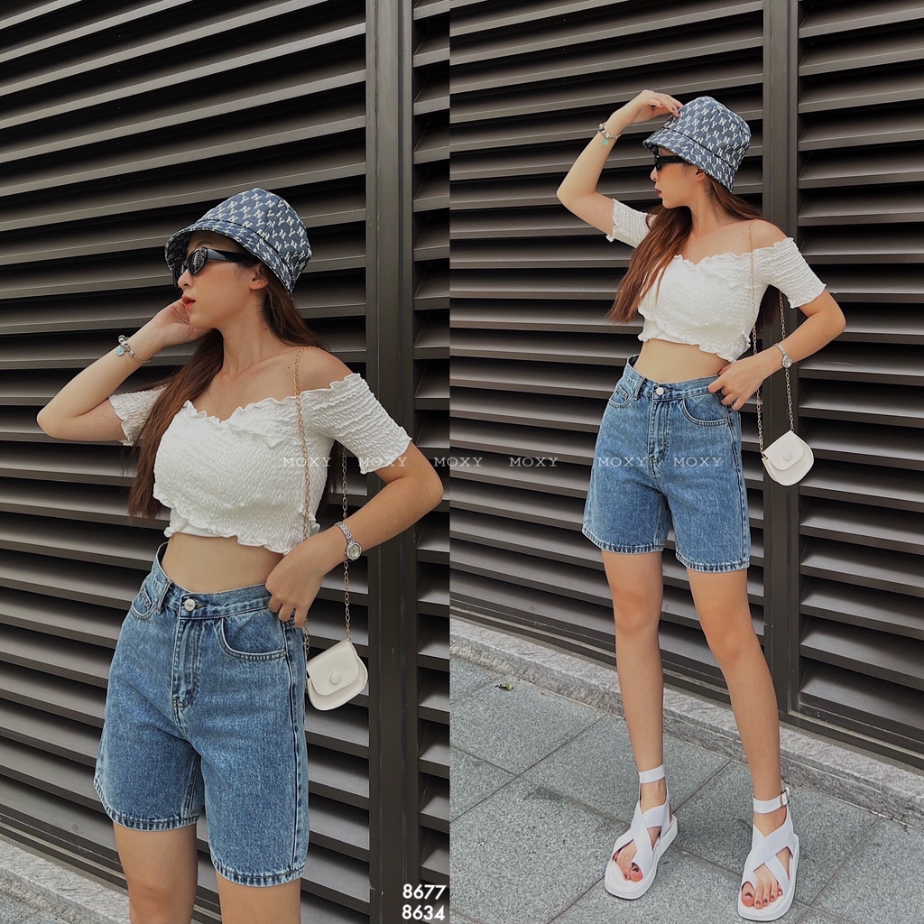 SP008677-Áo trễ vai chéo