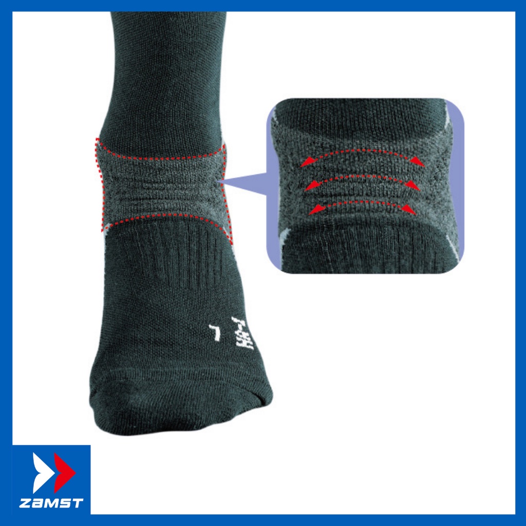 Vớ đa năng hỗ trợ nâng vòm, viêm cân gan chân, nén bắp chân ZAMST chính hãng  HA-1 Compression (Socks)