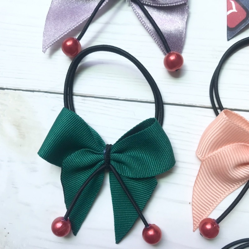 Set 100 dây cột tóc nơ giá rẻ