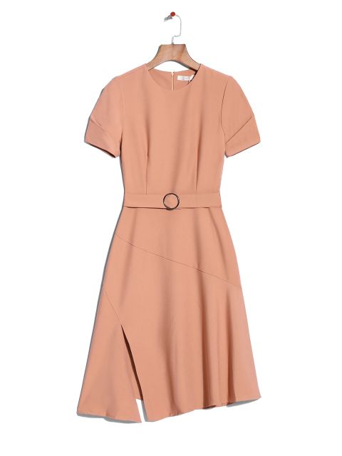 Đầm Xecop kèm belt vải thanh lịch