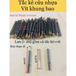 [Combo 10] vít lắp đặt| vít khung bao| tắc kê cửa nhựa